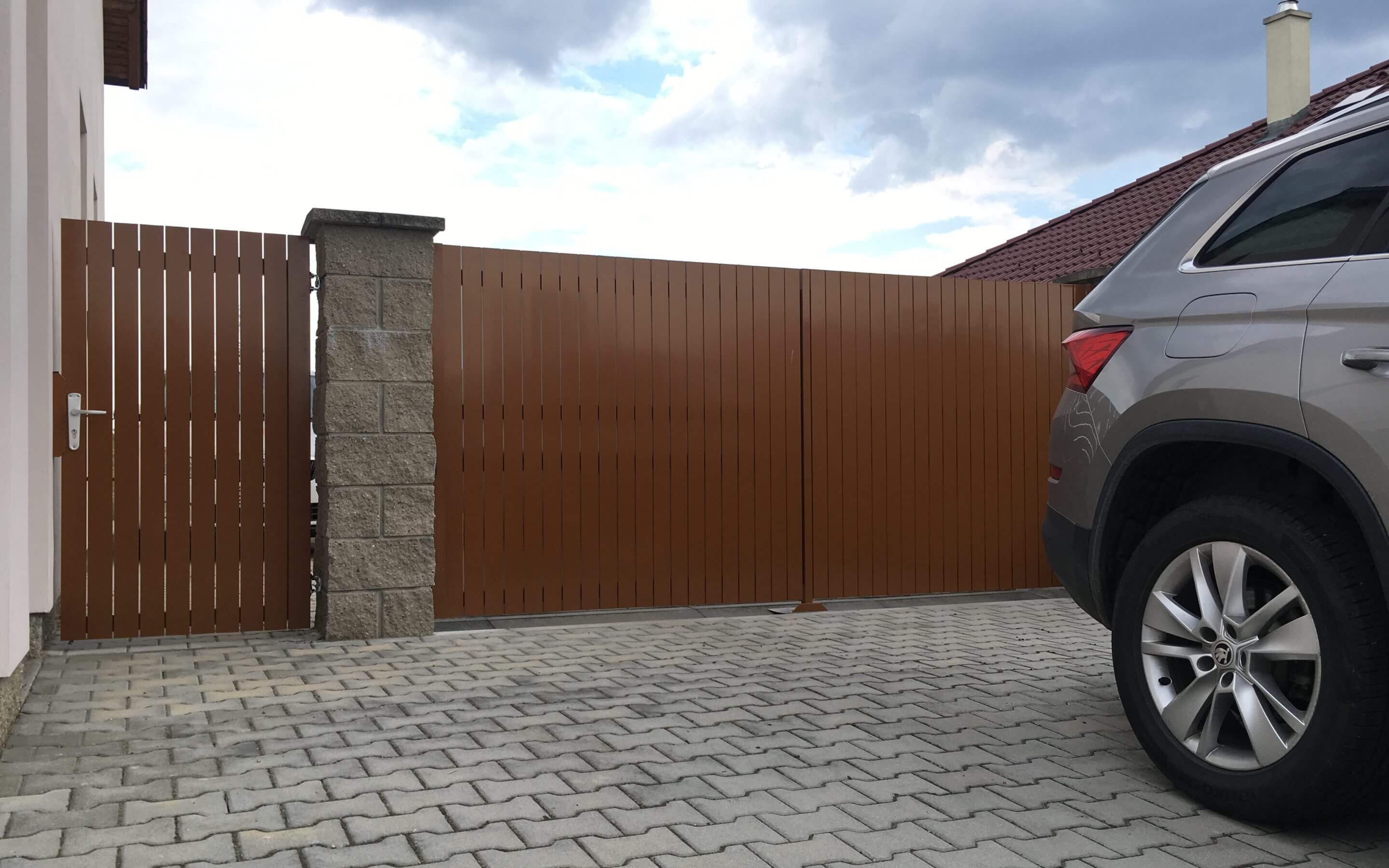 brána jvp system hliníková křídlová brána jvp system hliníková křídlová